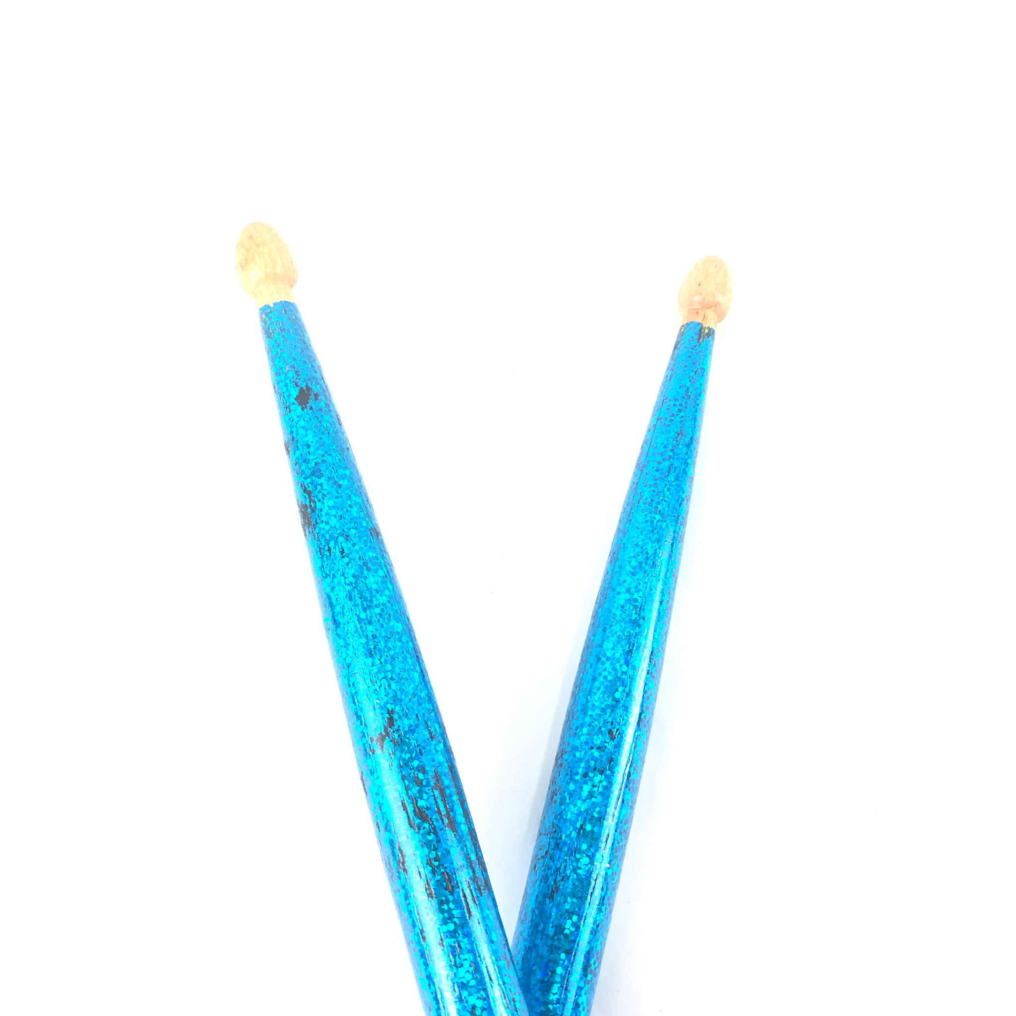 Vater VC5B-BL Sparkle Colors Wrap 5B Drumsticks (Blue)